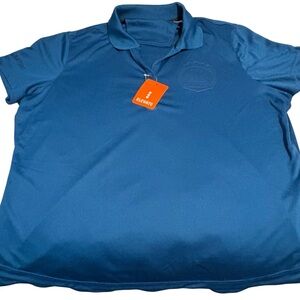 Elevate women’s athletic polo in blue. Size 2XL. NWT